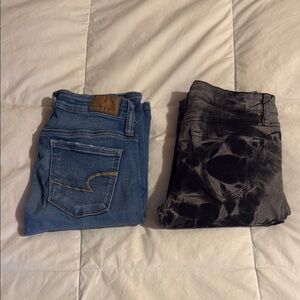 American Eagle Outfitters Blue Denim Jeans Classic Style